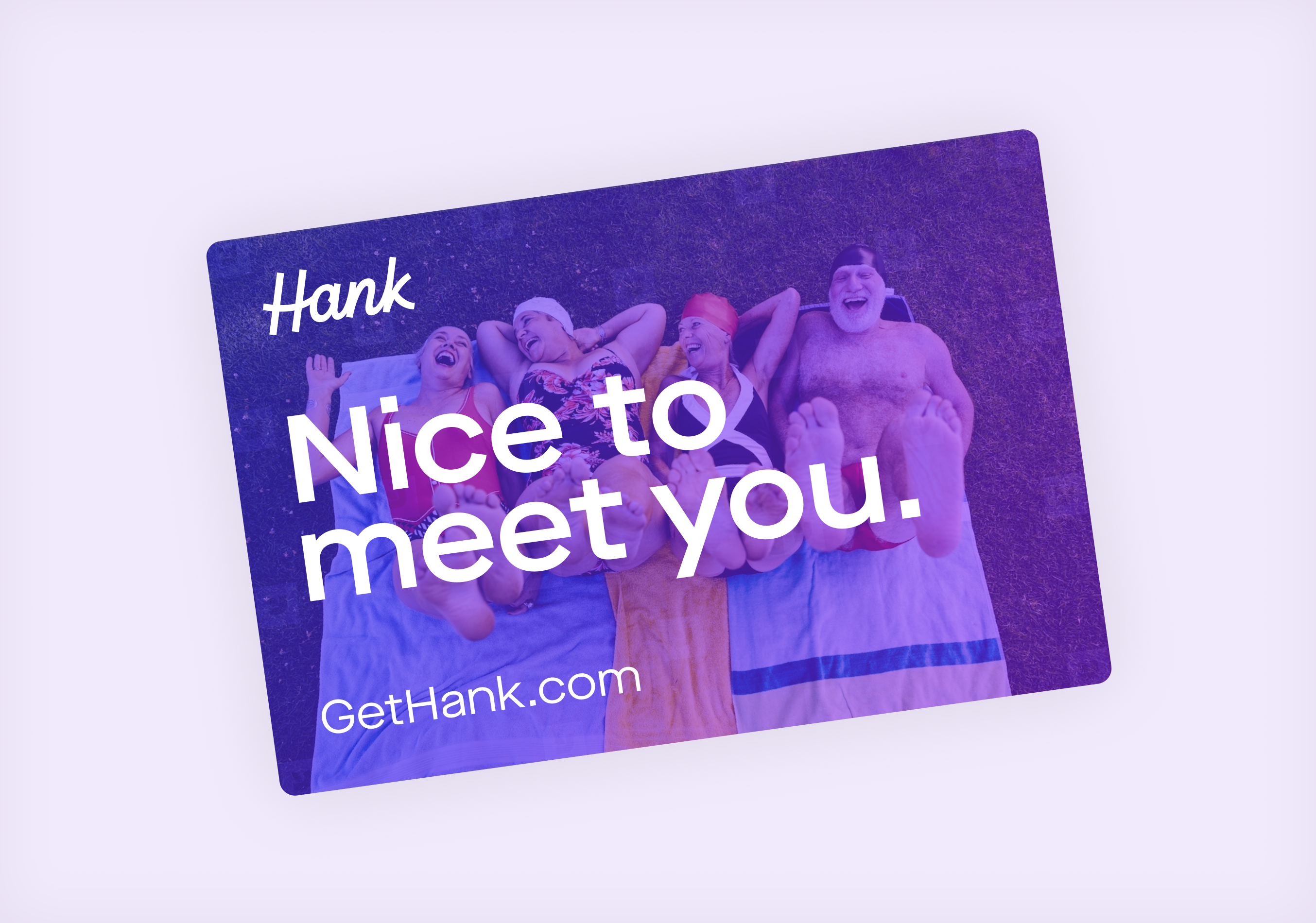 hank printed card